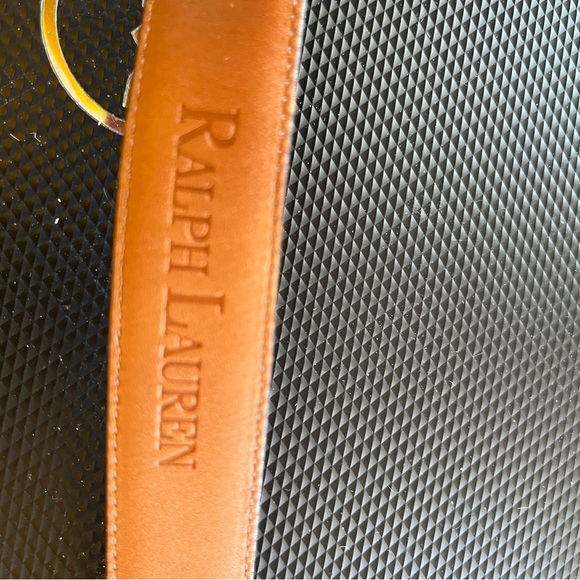 Ralph Lauren Tan Leather Belt - Picture 2 of 6